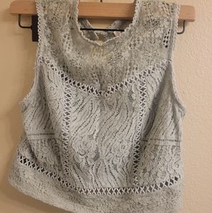 Lace crop top